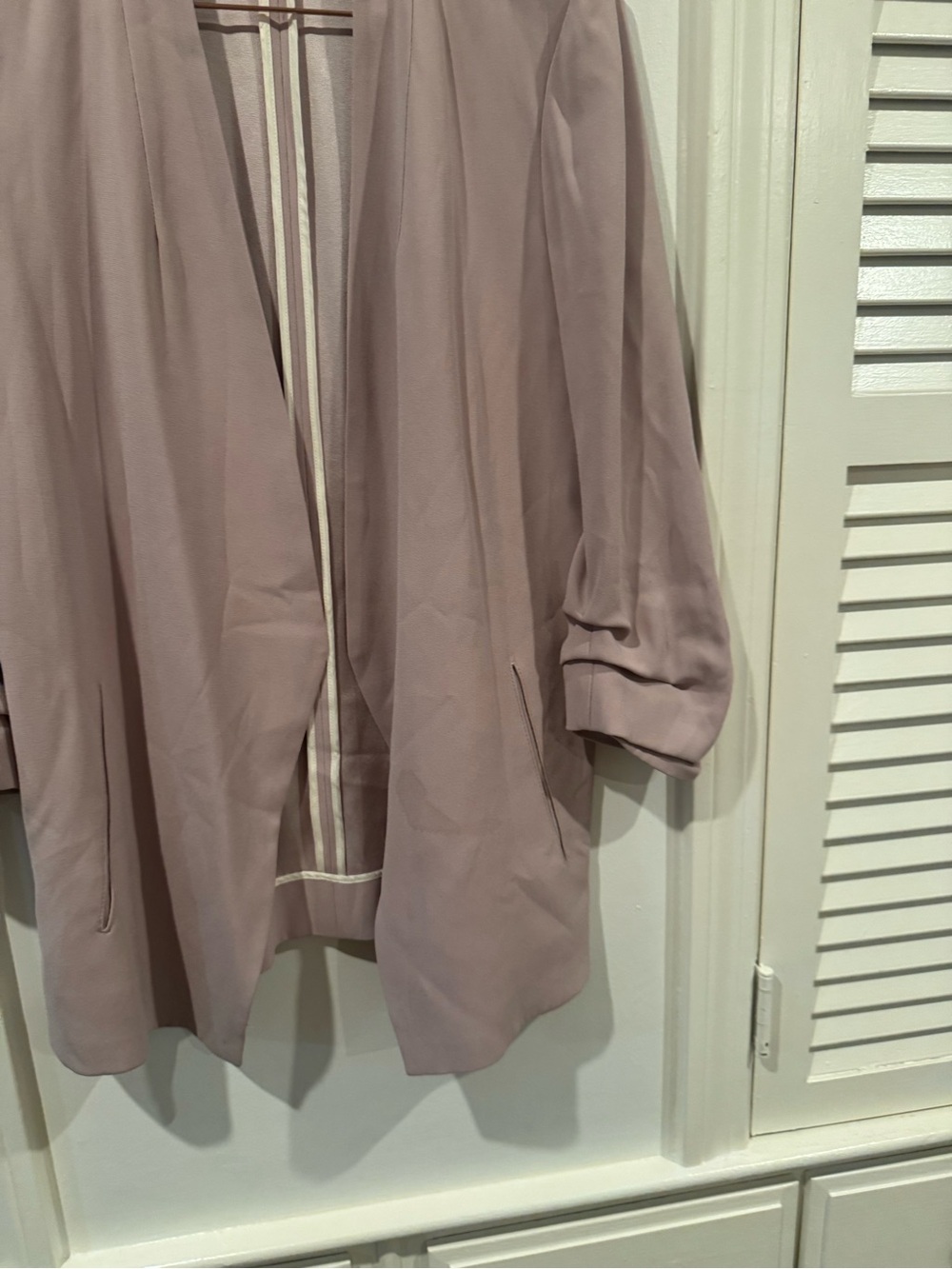 Aritzia Babaton Power Blazer blush size 8 - Picture 5 of 13